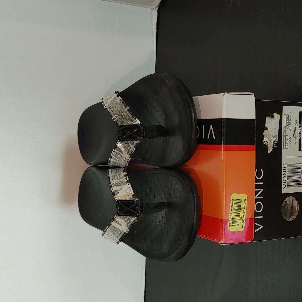 Vionic Sequin Tidesq Zebra Print Sandal - image 1